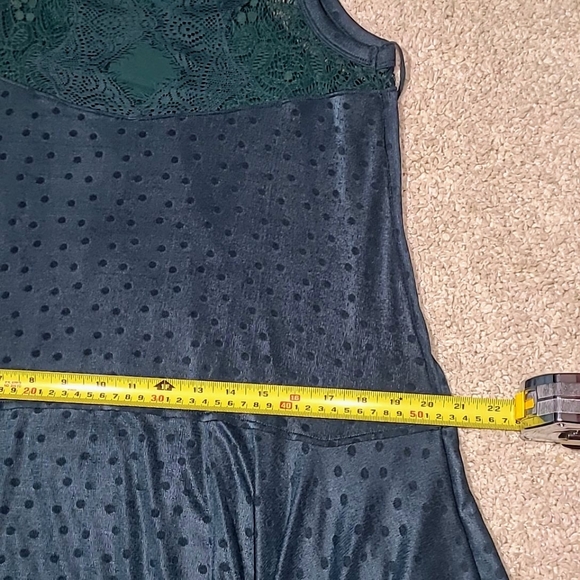 Free People  Make It Count Mini Swing Dress Tunic In Jade Combo. S - Picture 11 of 16